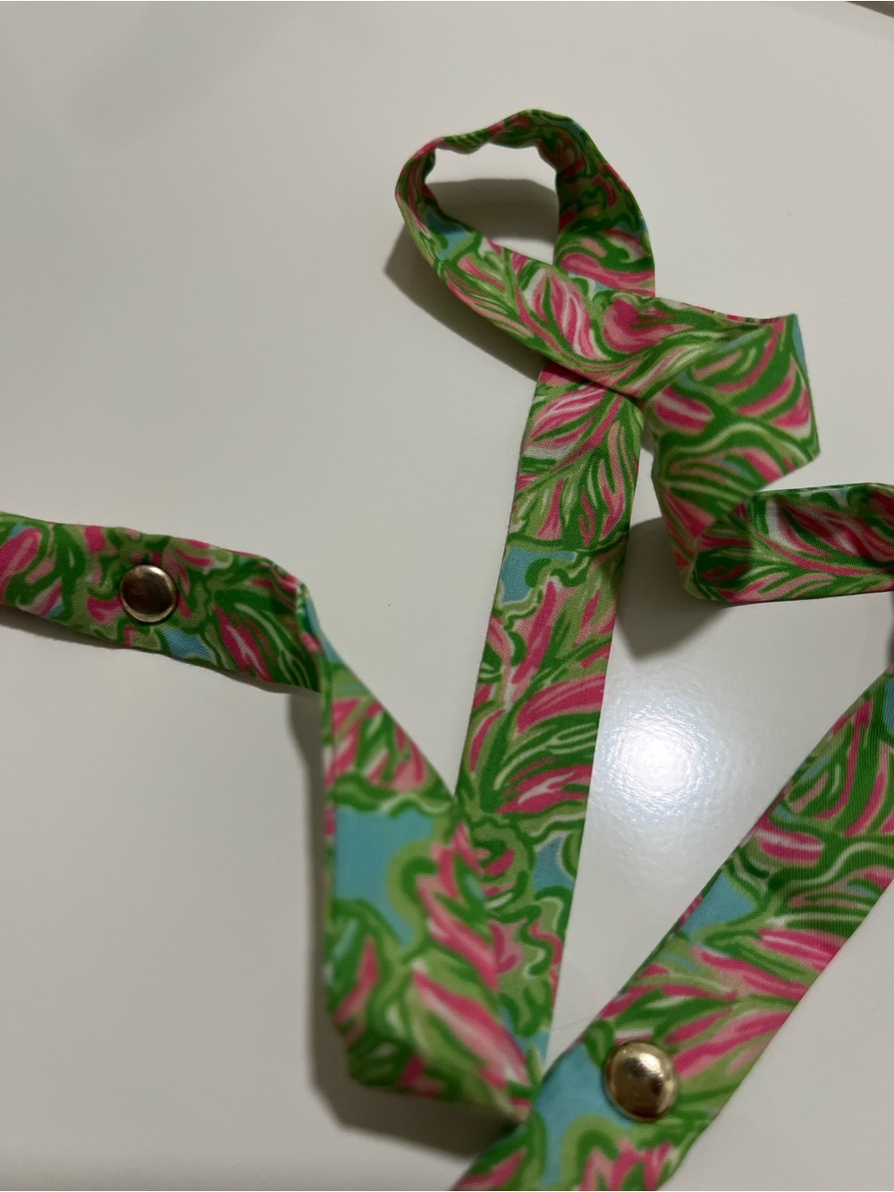 Lilly Pulitzer Green Pink Blue Floral Sunglass Strap